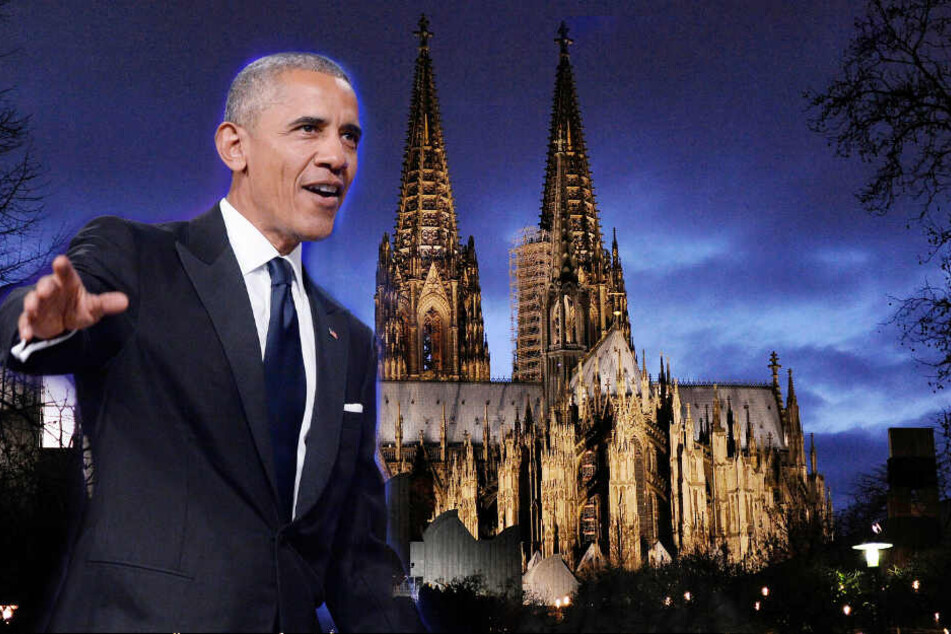 Der ehemalige US-Präsident Barack Obama wird am Donnerstag in Köln erwartet.