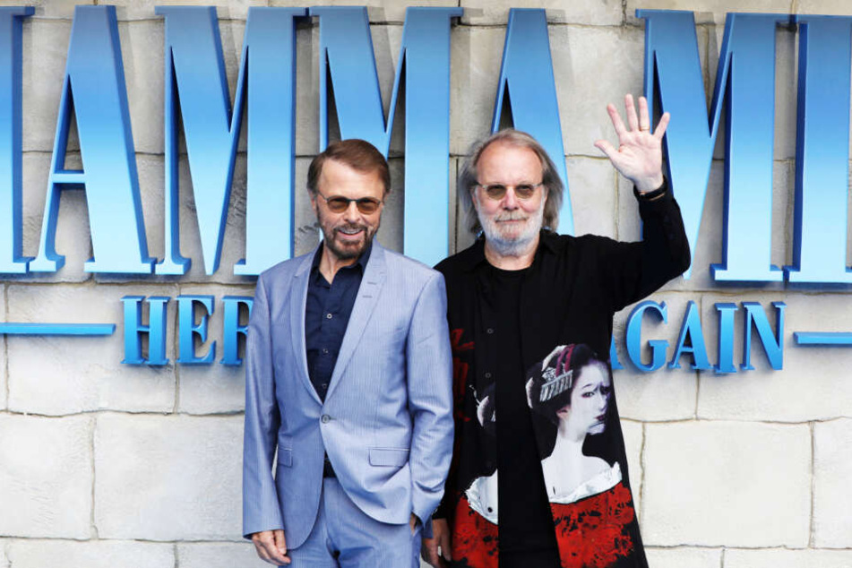 Die beiden ehemaligen ABBA-Bandmitglieder Björn Ulvaeus (l.) und Benny Andersson.