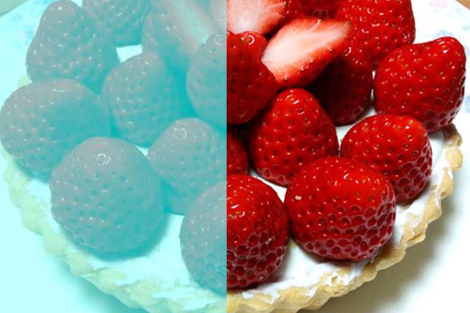 Optische Tauschung Welche Farbe Haben Diese Erdbeeren 24