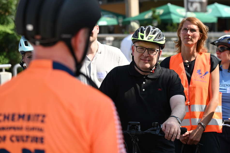 Auch OB Sven Schulze (52, SPD) nahm an dem Event teil.