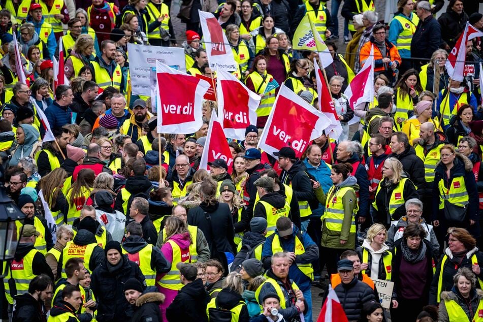 Die Gewerkschaft Verdi ruft für Freitag erneut zu Warnstreiks auf.
