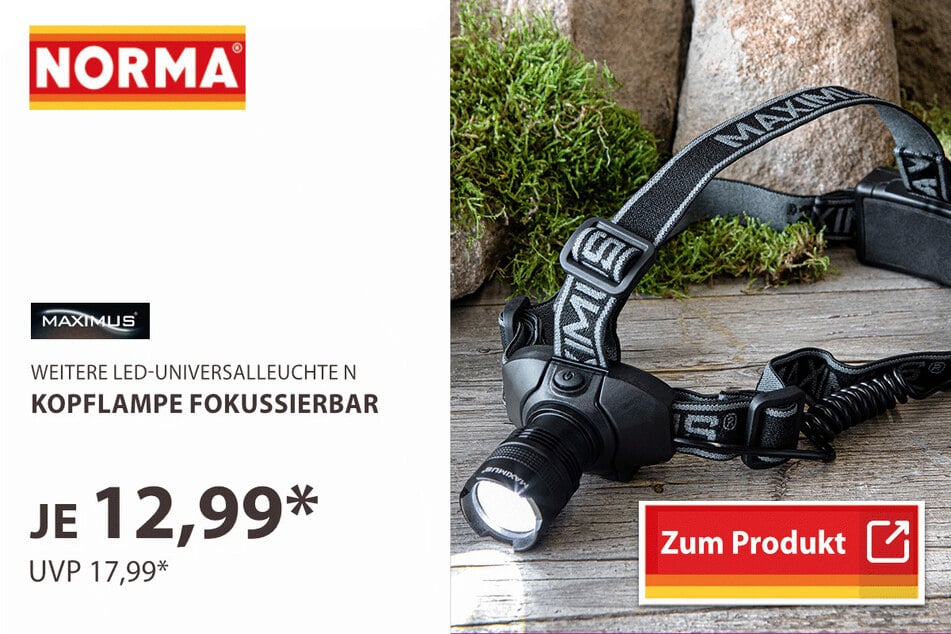 LED-Kopflampe Fokussierbar