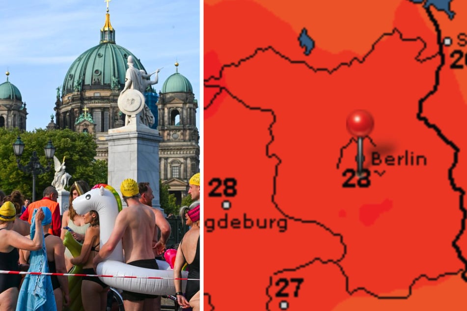 In Berlin wird es am Sonntag besonders heiß.