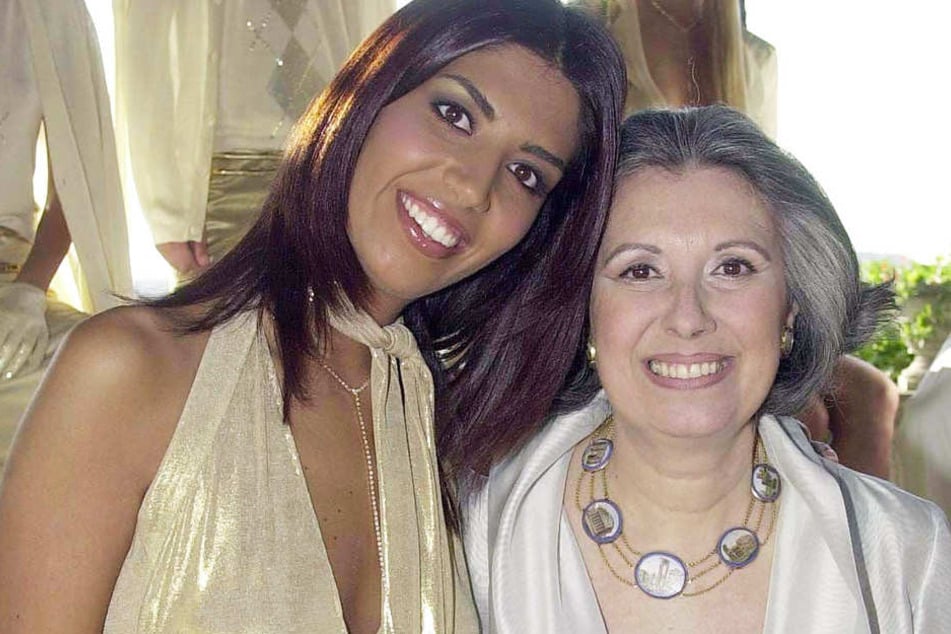 Laura Biagiotti (re.) mit ihrer Tochter Lavinia.