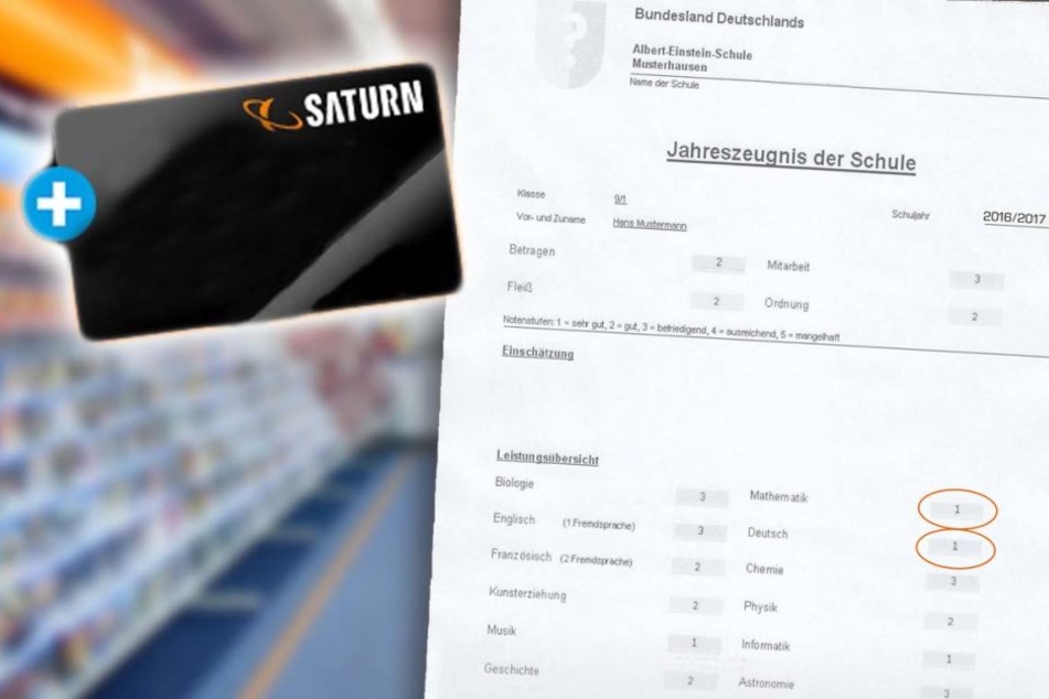 Du Hast Einsen Auf Deinem Zeugnis Dann Ab Zu Saturn 24