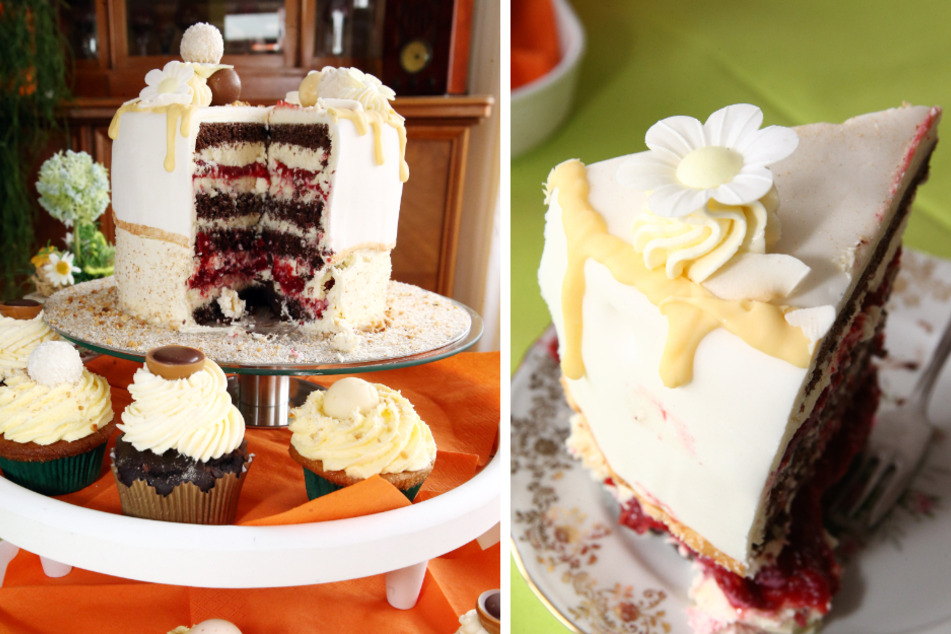 Man kann entweder ständig Kalorien zählen oder es sich schmecken lassen. Bei dieser Torte fällt die Entscheidung leicht (F.l.). Der Hammer! Mehr Schichten als diese Torte hat auch die Erde nicht.