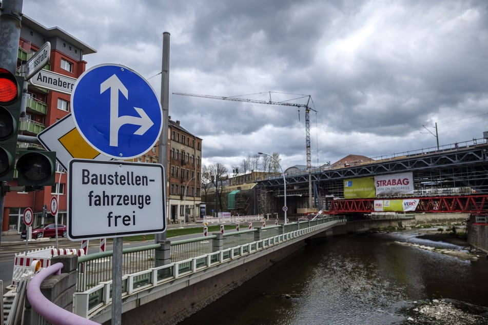 Baustellen Chemnitz: Hier wird in Chemnitz gebaut: Sperrungen auf Reichsstraße und Annaberger Straße