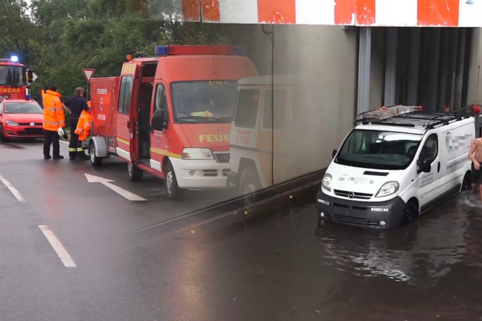 Die Feuerwehr in Südhessen war im Dauereinsatz.