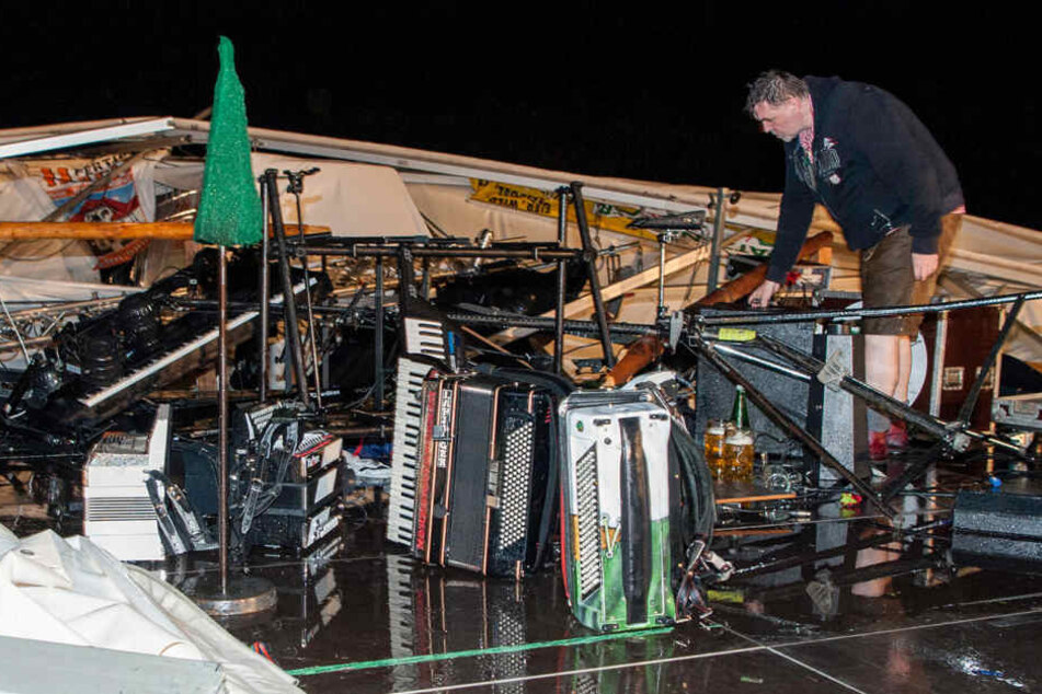 Bild der Zerstörung: Mindestens 50 Menschen wurden bei dem Einsturz verletzt.