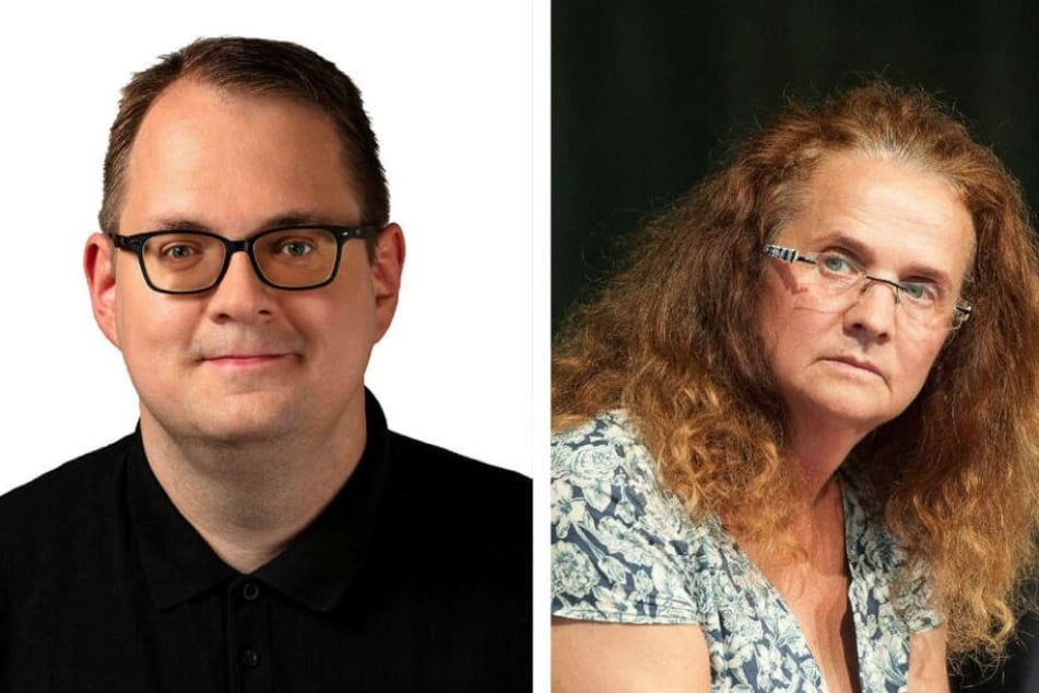 Sören Pellmann und Cornelia Falken.