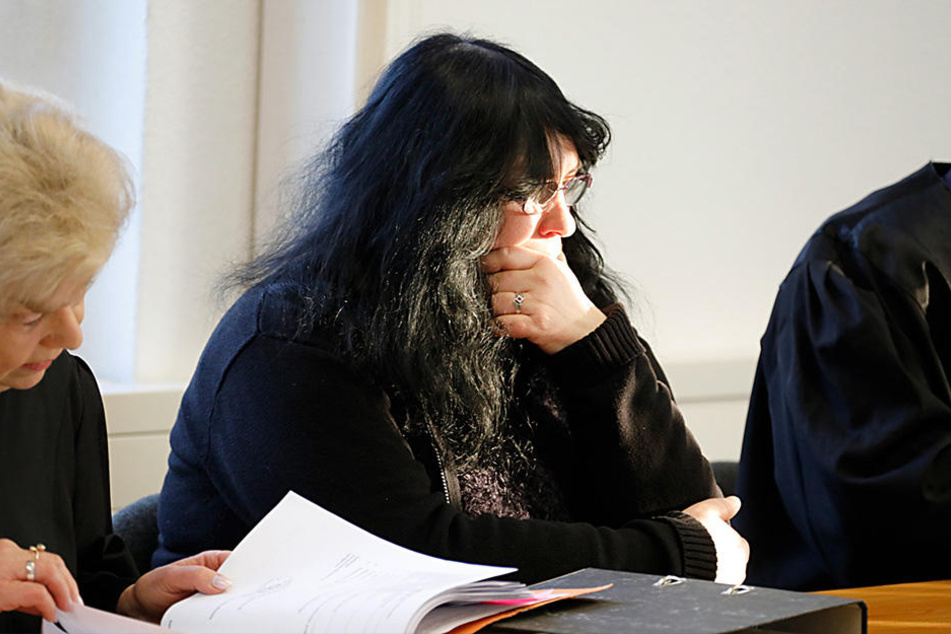 Opfer Verena B. (52) am Montag im Landgericht.
