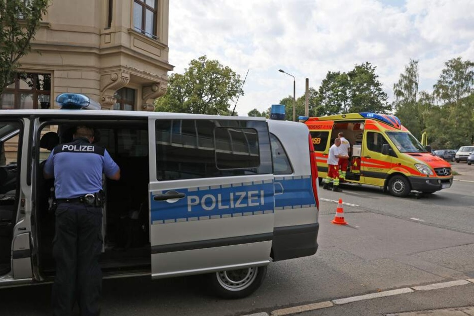 Der Crash passierte auf der Reichenbacher Straße in Zwickau.