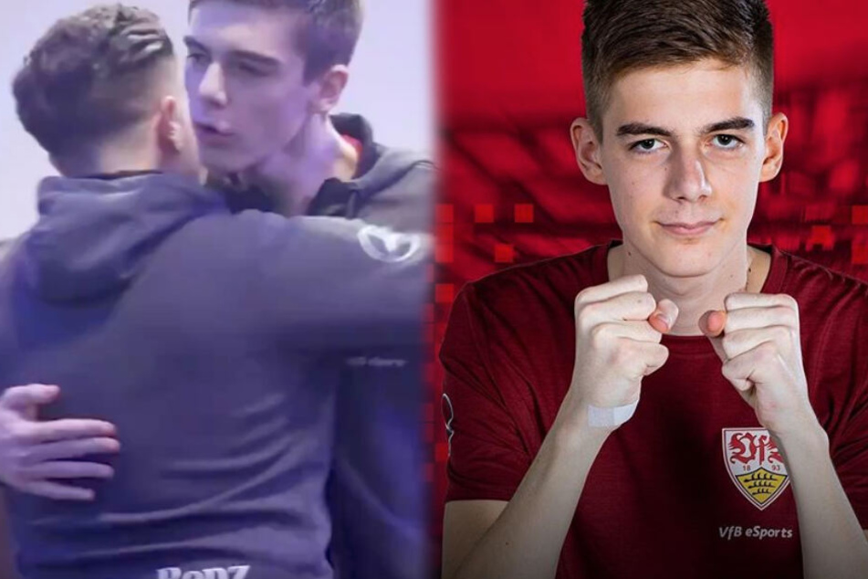 Lukas Seiler (17, rechts im Bild) spielt beim 4. FUT Champions-Cup in Paris ganz groß auf. (Fotomontage)