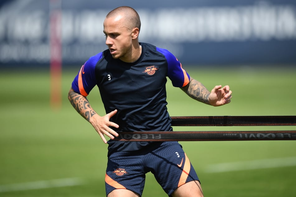 Angeliño machte in Leipzig auf sich aufmerksam. Inzwischen hat auch der FC Barcelona Interesse.