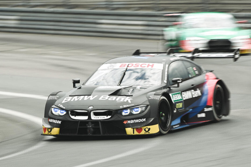 Deutsches Tourenwagen-Masters, Norisring - 2. Rennen. Bruno Spengler (BMW Team RMG, vorne) führt das Feld an.