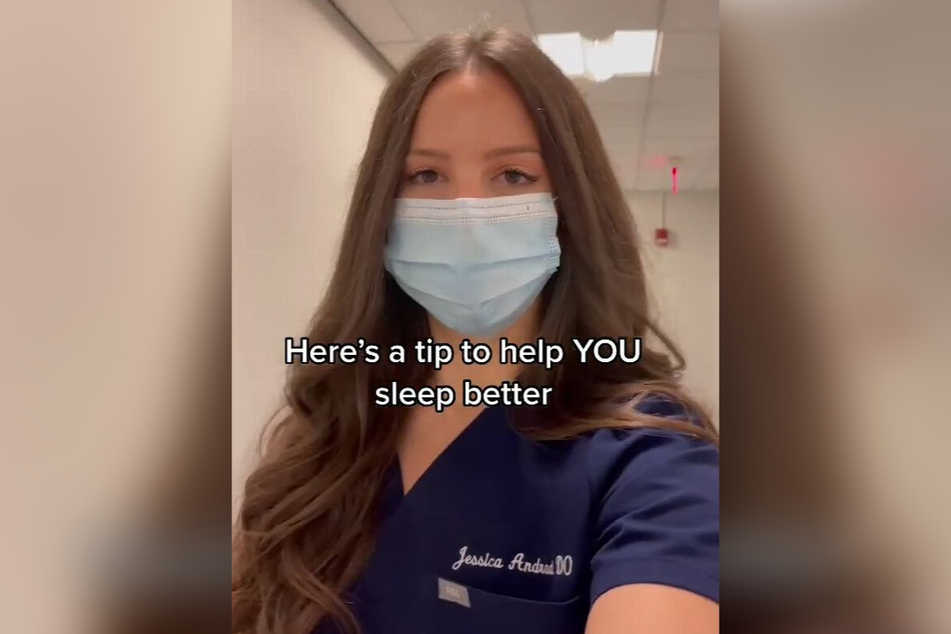 Doctor Jess Andrade shares tips for better sleep on her TikTok channel.