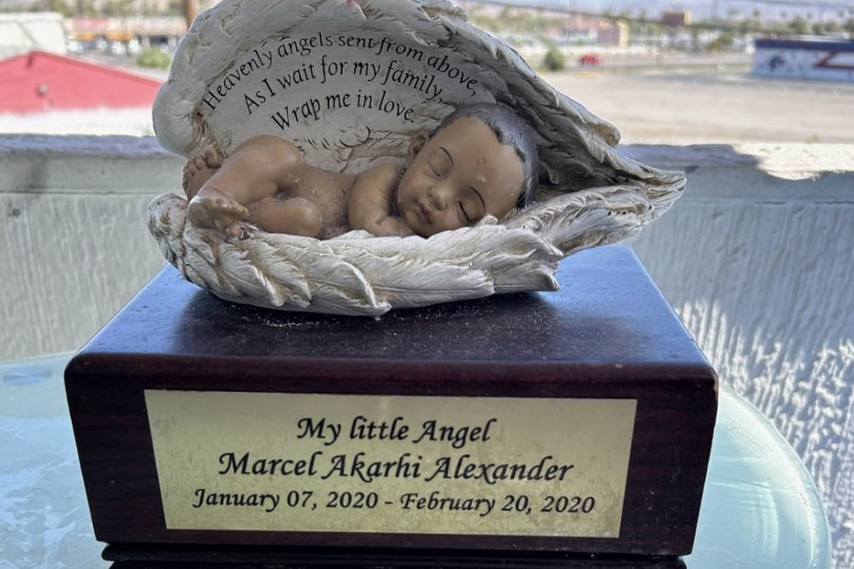 The man found this urn in his car.