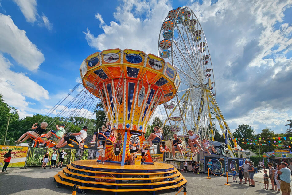 Im Stadtpark in Limbach-Oberfrohna steigt wieder das beliebte Stadtparkfest inklusive Rummel.