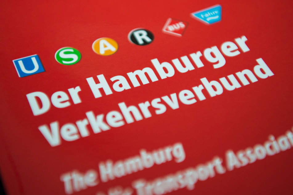 Eine Broschüre des Hamburger Verkehrsverbunds, kurz HVV.