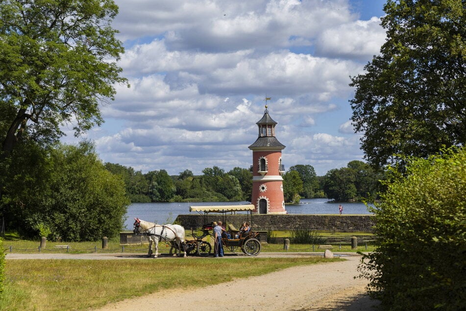 Der Moritzburger Leuchtturm lädt Neugierige zum Entdecken ein.