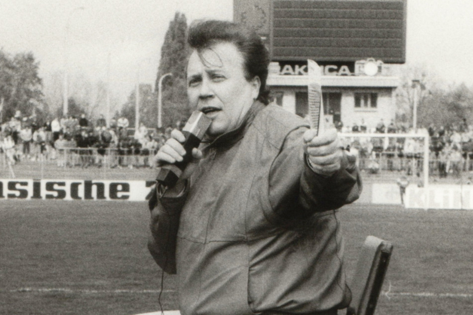 Gert Zimmermann war Stadionsprecher bei Dynamo und berichtete später im MDR über den Verein.