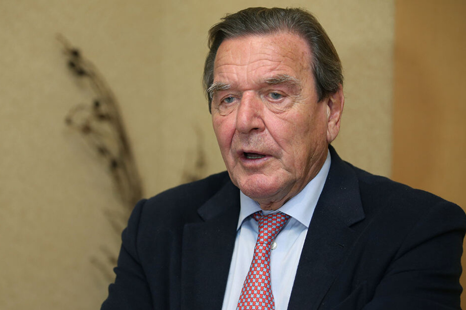 SPD-Mann: Gerhard Schröder, ehemaliger Bundeskanzler, hat die "Agenda 2010" zu verantworten, die Millionen Menschen in Armut lässt.