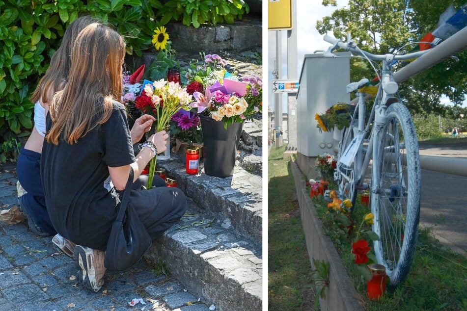 Trauer und Bestürzung nach den schlimmen Unfällen im Juli. An beiden Unglücksorten wurde der Toten gedacht.