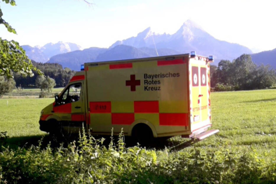 Das Berchtesgadener Rote Kreuz versorgte die Frau notärztlich.