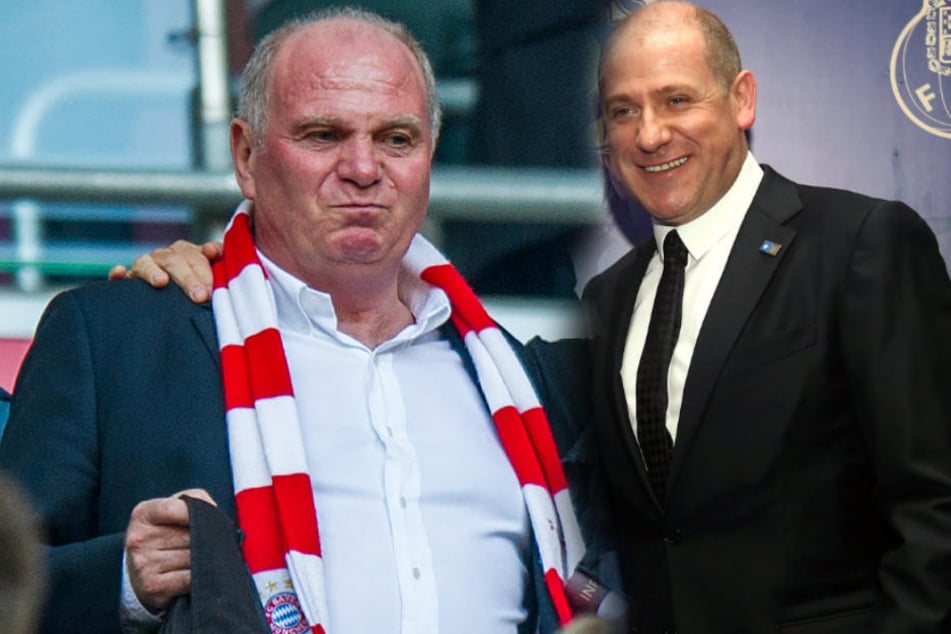 Uli Hoeneß (l) ist ganz und gar nicht zufrieden mit der Verhandlungstaktik von Antero Henrique (r). (Bildmontage)
