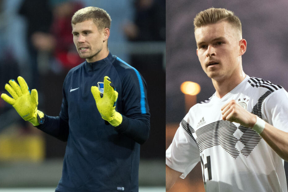 Werden das erste Trainingslager verpassen: Thomas Kraft (l.) und Maxi Mittelstädt (r.).