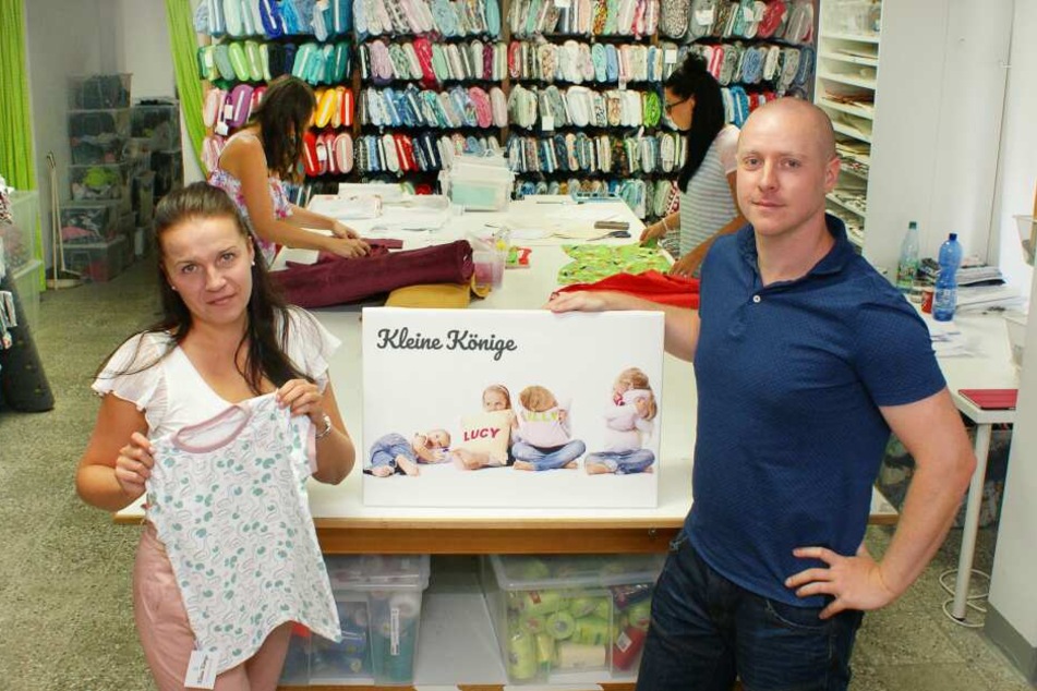 Inhaber des erfolgreichen Kindermode-Labels "Kleine Könige": Nicole und Andreas Radtke.