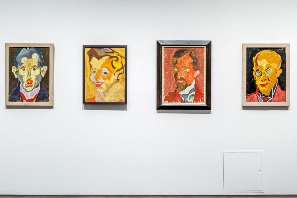 Verschiedene Werke des Expressionisten Carl Lohse.