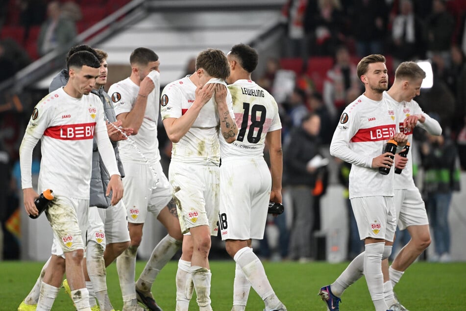 Ziemlich frustriert gingen die Stuttgarter am Donnerstag nach ihrer Europa-League-Pleite vom Platz.