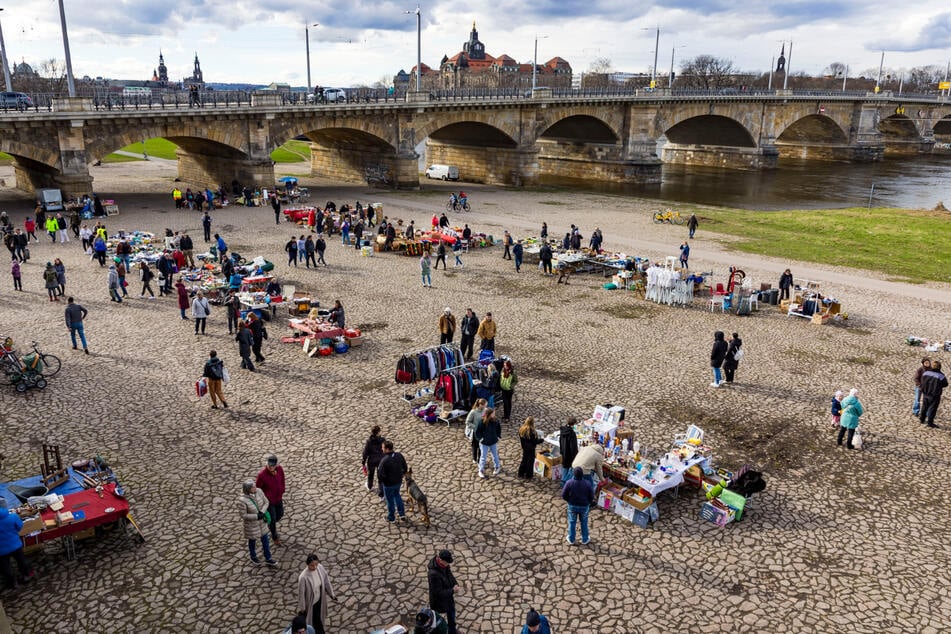 Sowohl der Elbe-Flohmarkt als auch der Flohmarkt am Haus der Presse laden zum Stöbern ein.