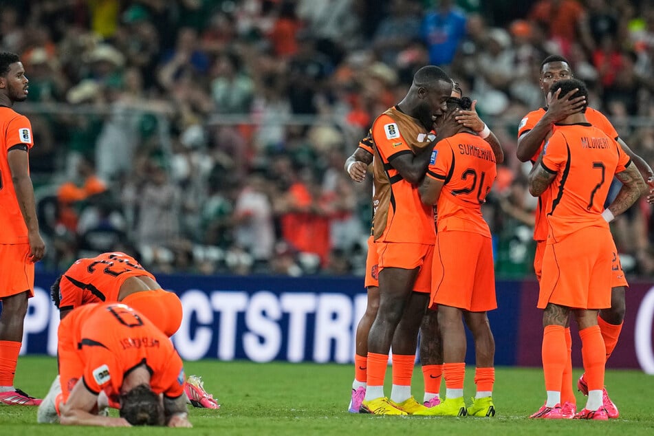 Die Niederlande waren nach dem Aus im Elfmeterschießen untröstlich.
