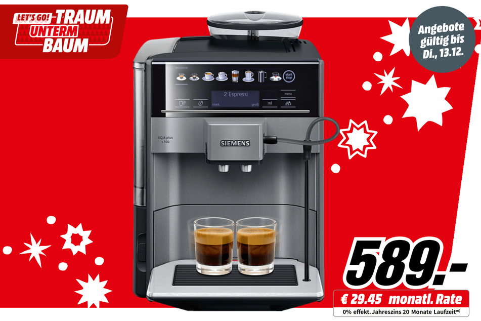 Siemens-Kaffevollautomat TE651509DE EQ.6 Plus s100