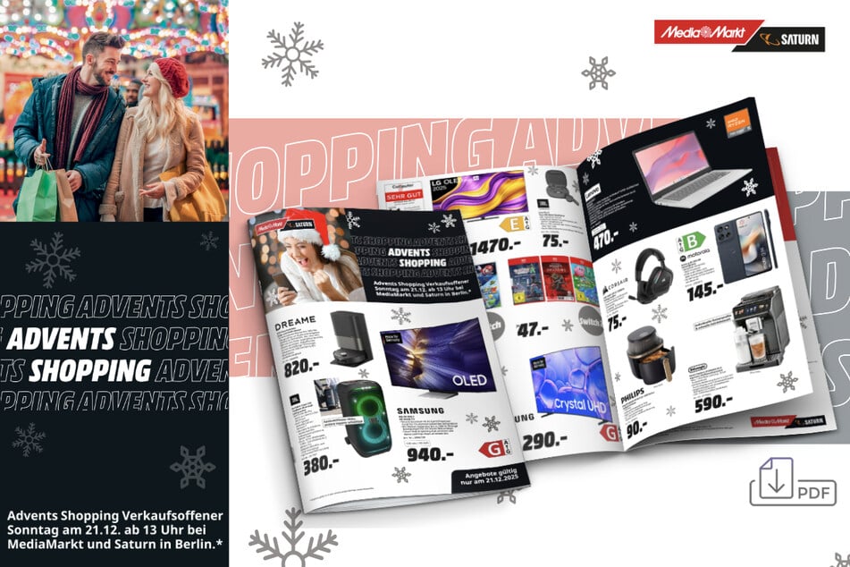 Im Prospekt findet Ihr alle Angebote von MediaMarkt und Saturn zum 4. Advent.
