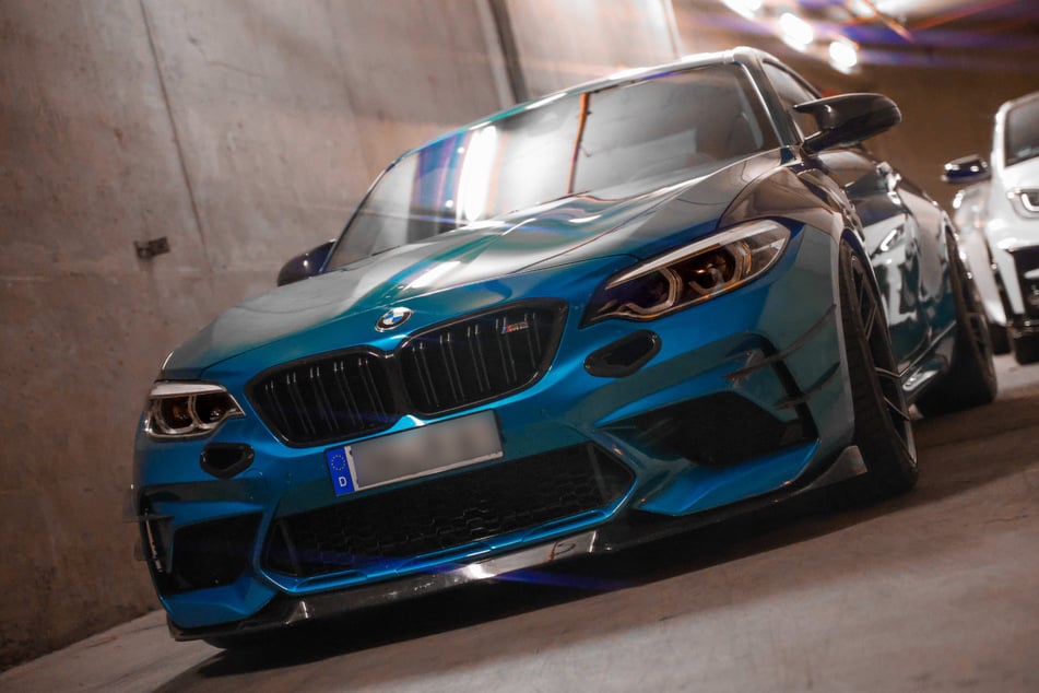 Die Tuner zeigten, was sie haben. Hier ein BMW M2.