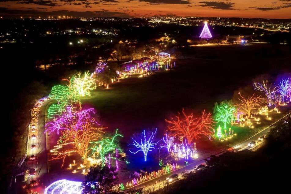 The 57th annual Austin Trail of Lights is drive-thru only and will be open until December 31.