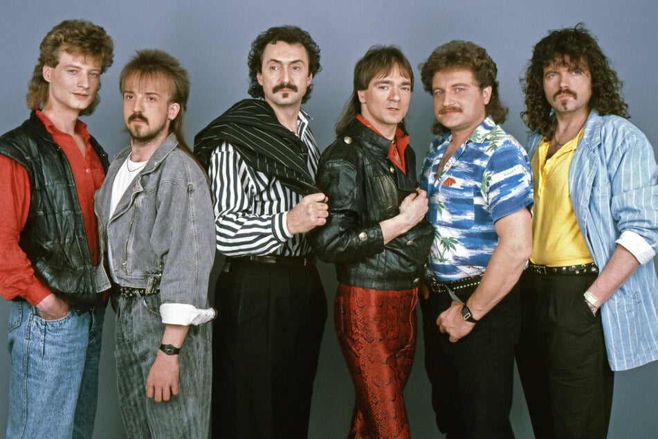 Die Band electra 1989 mit Bernd Aust (3.v.l.).