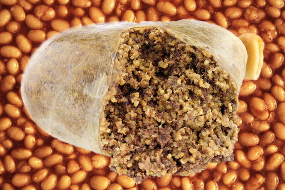 Gebackene Bohnen und Haggis dürfen auf schottischen Tischen nicht fehlen.
