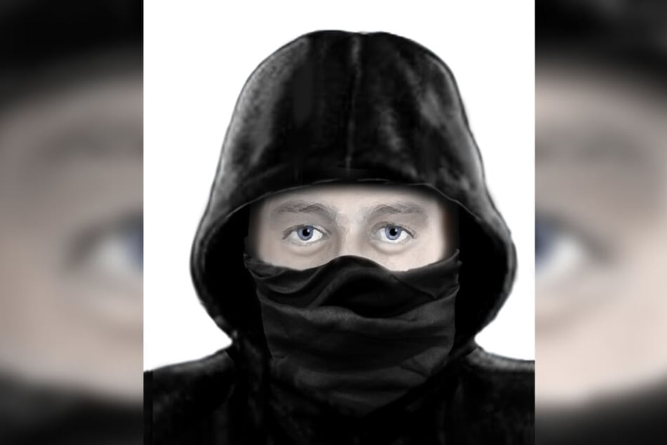 Das Phantombild der Polizei: Dem Opfer waren insbesondere die dunklen Augenringe im Gedächtnis geblieben.