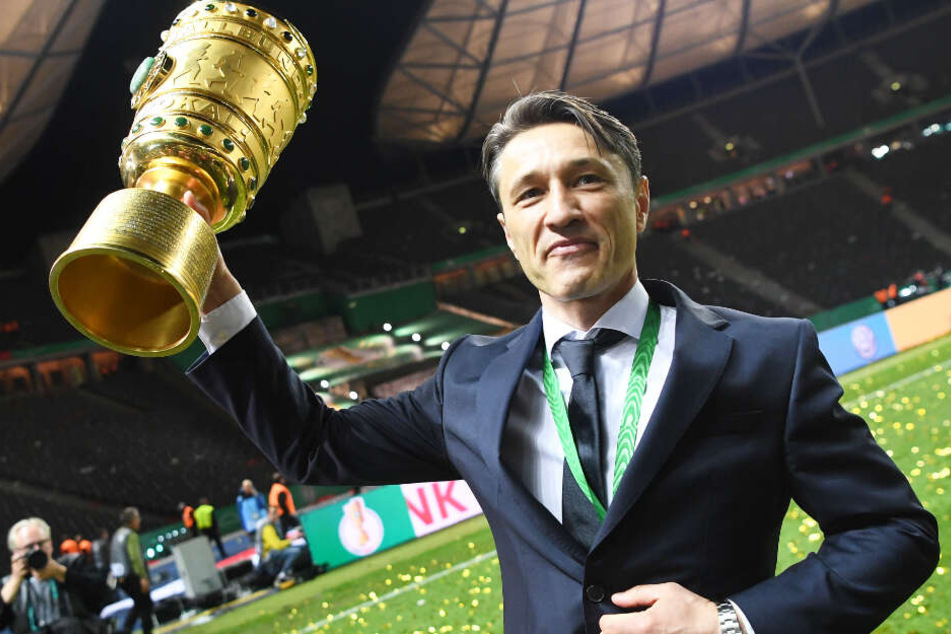 Trainer Niko Kovac konnte mit seiner Mannschaft in seiner ersten Saison das Double gewinnen.