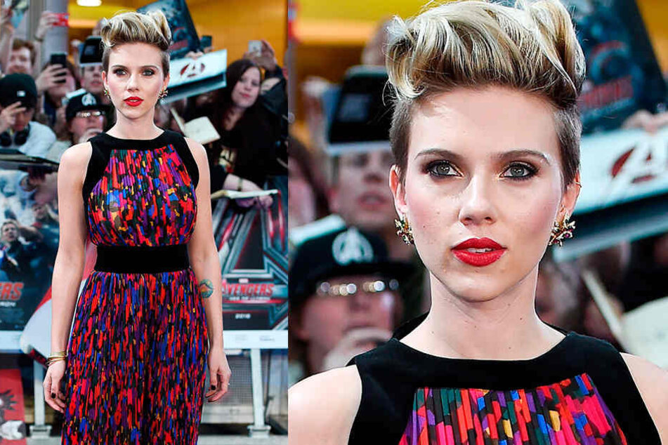 Strahlende Schönheit: Hollywood-Star Scarlett Johansson (33) spielt in der Kriegssatire "Jojo Rabbit" die Mutter des Titelhelden.