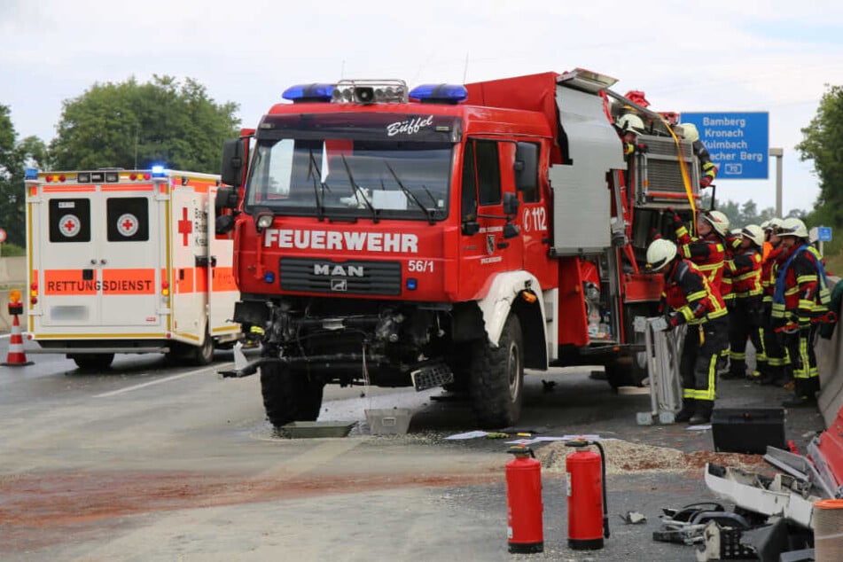 Das Fahrzeug wurde immens in Mitleidenschaft gezogen.