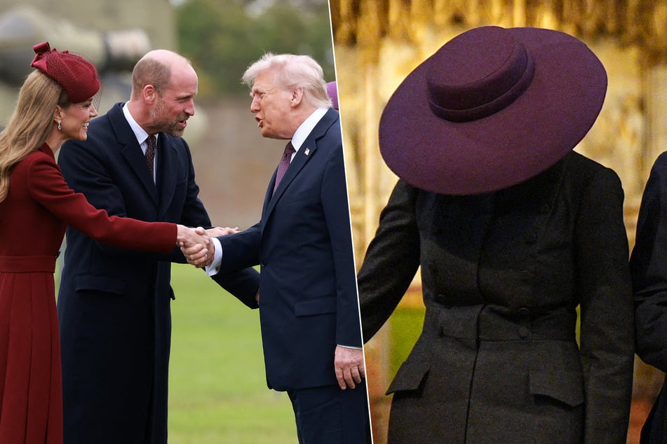 Trumps' royal visit goes viral with awkward Kate Middleton moment and Melania's bizarre hat