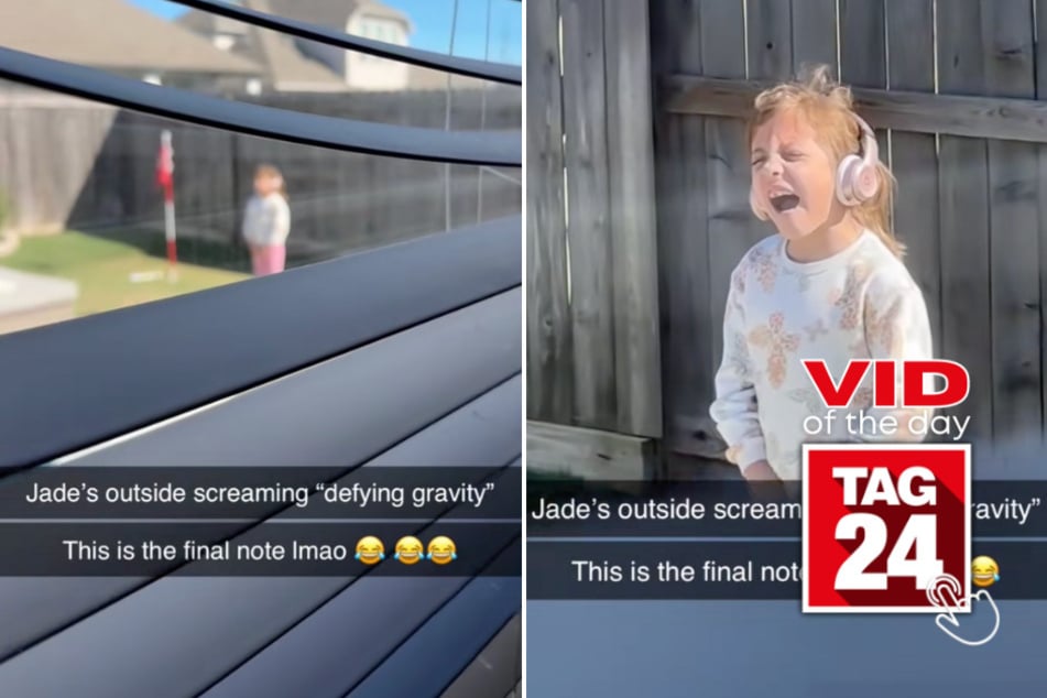 viral videos: Viral Video of the Day for May 2, 2025: Mom catches daughter's epic "Defying Gravity" performance in backyard