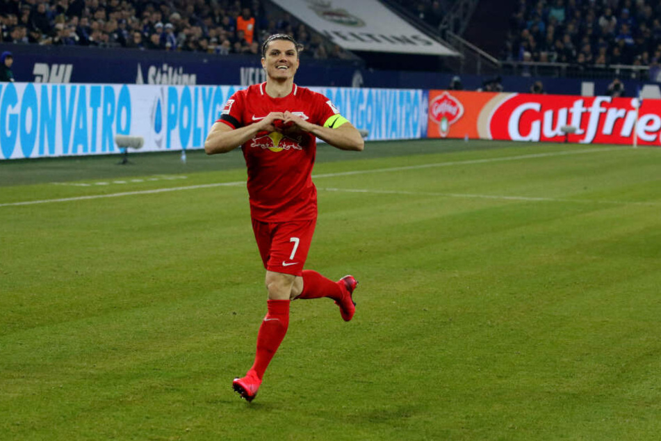 1:0: Marcel Sabitzer nach 55 Sekunden.