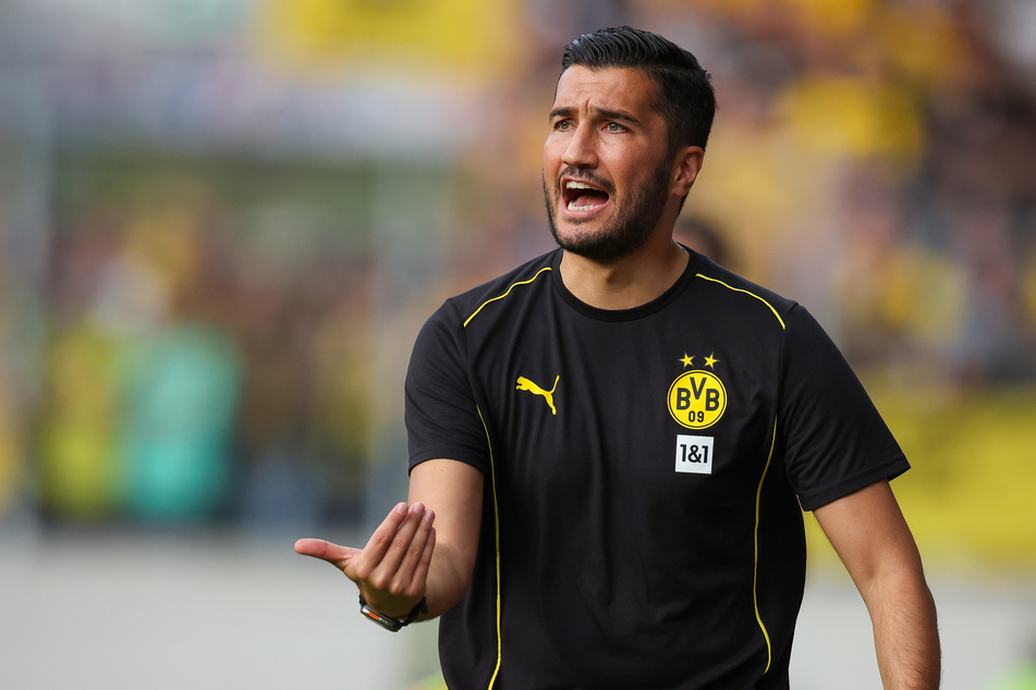 Hat noch einiges zu tun mit seiner Mannschaft: BVB-Coach Nuri Sahin (35).