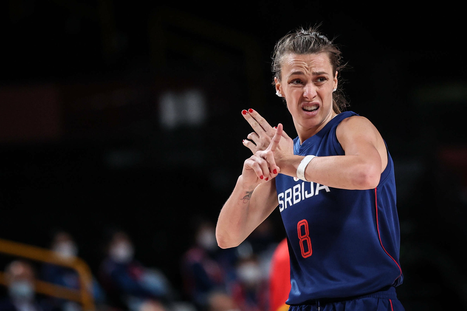 Nevena Jovanovic's Serbian team will face the US in the Olympic final four.